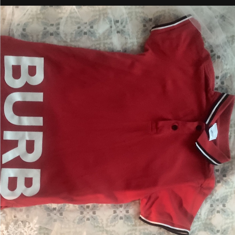 Boys Burberry Polo Authentic